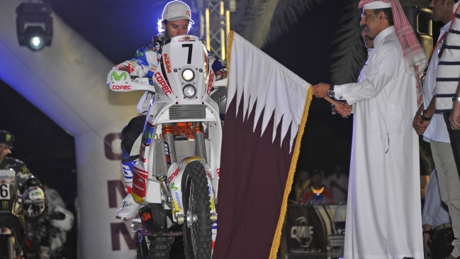 Francisco López tuvo un auspicioso estreno con KTM