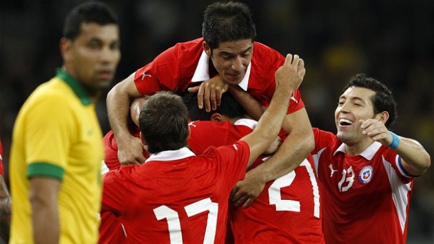 La selección chilena desafía a Brasil en Belo Horizonte