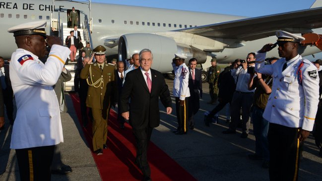 Presidente Piñera ya está en Haití para asistir a cumbre de Estados
