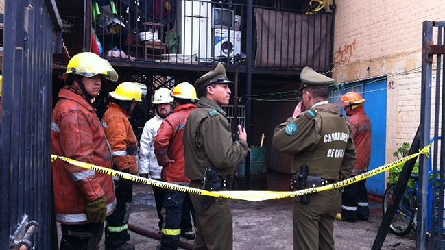 Dos menores murieron en incendio en Puente Alto