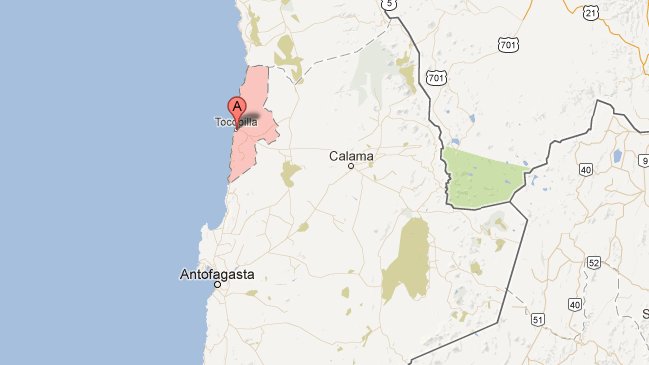 Sismo de menor intensidad se registró en Tocopilla