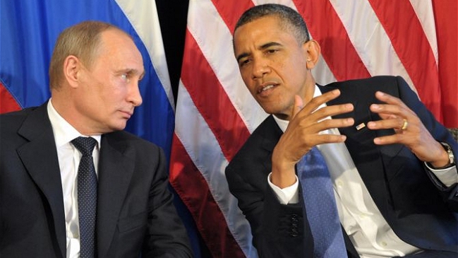 Obama y Putin expresaron preocupación por posibles armas químicas en Siria