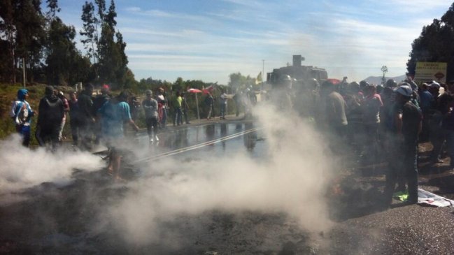 Pobladores se tomaron ruta al Valle de Elqui para exigir seguridad vial
