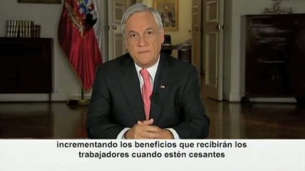   Piñera anunció proyectos para el área laboral 