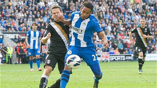 Beausejour fue titular en valiosa remontada de Wigan sobre West Bromwich