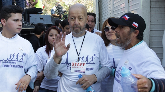 Ricarte Soto en la marcha de los enfermos: Jamás creí que vendría tanta gente