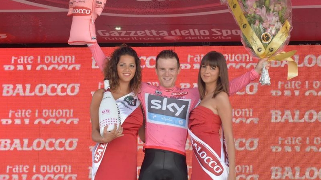 Salvatore Puccio lidera el Giro tras triunfo de Sky en la contrarreloj