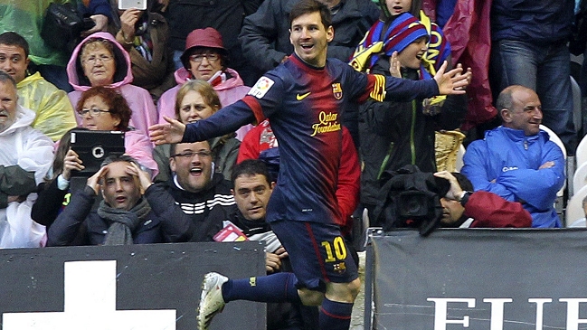 Messi igualó los goles que Maradona anotó en toda su carrera