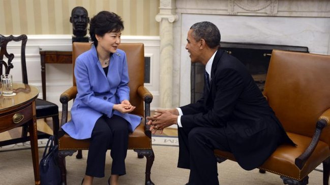 Obama y presidenta surcoreana se reunieron en la Casa Blanca