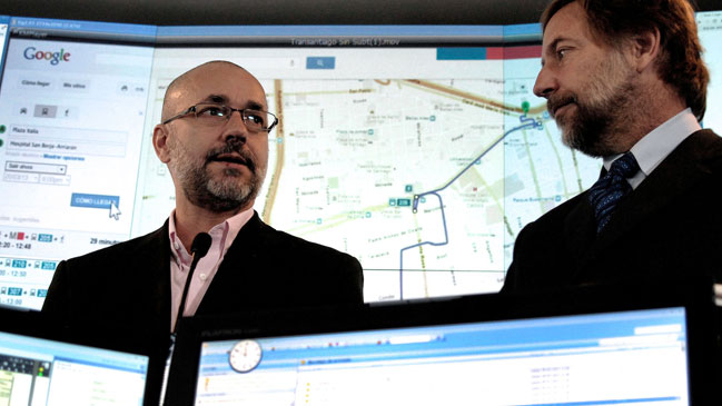 Google Maps es el planificador oficial de viajes de Transantiago