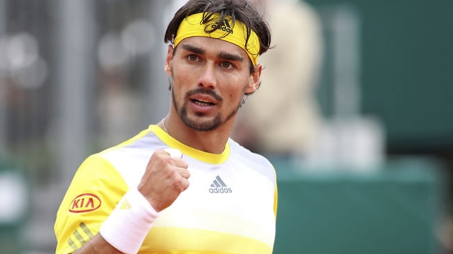 Fabio Fognini será el primer rival de Rafael Nadal en Roma