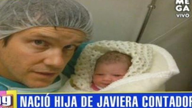 Nació la primera hija de la actriz y animadora Javiera Contador