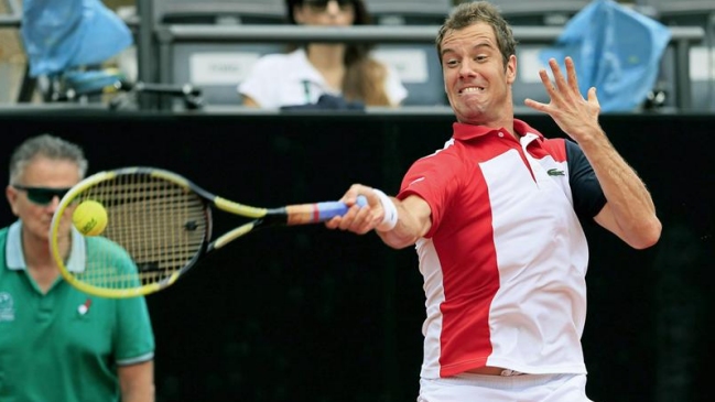 Richard Gasquet sigue avanzando en el Masters 1.000 de Roma