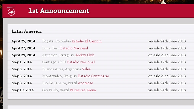 One Direction confirmó debut en Chile