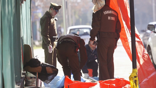 Primera víctima fatal del frío este año en Santiago