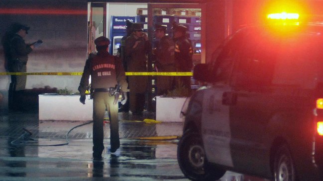 Grupo de delincuentes robó cajero automático en San Ramón