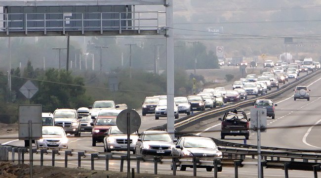 Medidas de contingencia en la Ruta 5 por fin de semana largo