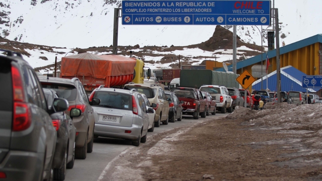 Paso Los Libertadores fue habilitado con horario diferido