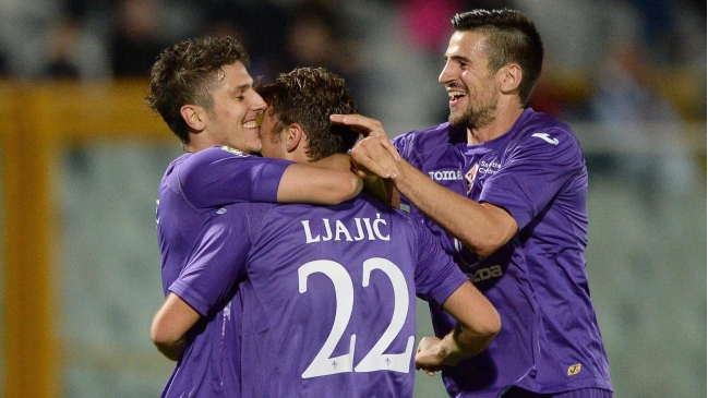 Matías Fernández anotó y fue figura en goleada de Fiorentina