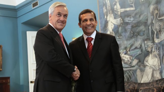 Piñera y Humala tendrán último encuentro público antes de fallo en La Haya