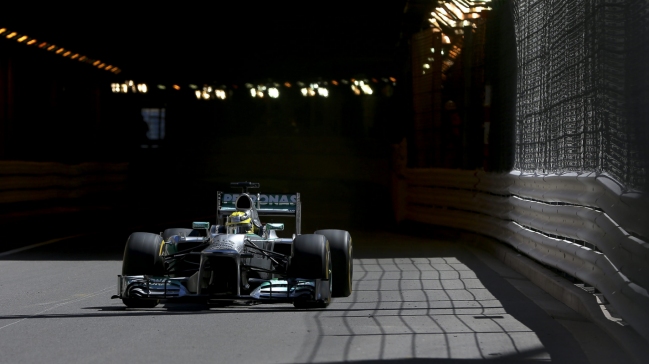 Nico Rosberg dominó los entrenamientos libres en Mónaco