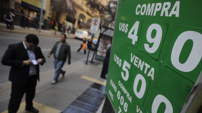 Dólar superó los 490 pesos por contracción de economía china