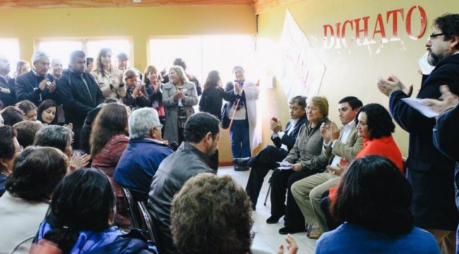 Bachelet inició en Dichato su visita al Biobío