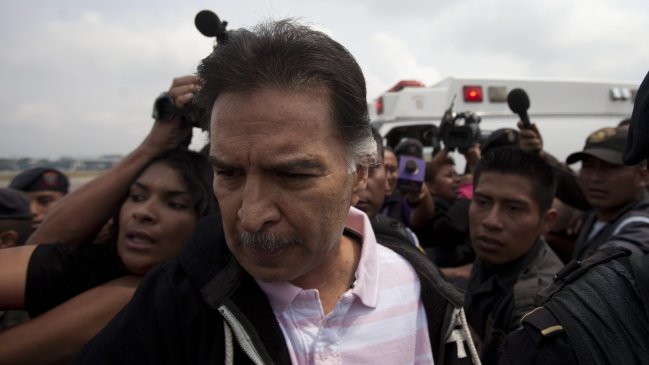 Ex presidente de Guatemala fue extraditado a EE.UU.