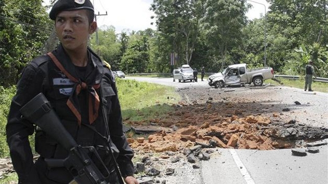Cinco militares fallecieron en un atentado en el sur de Tailandia