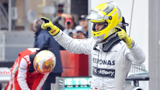 Nico Rosberg se adjudicó la pole position del GP de Mónaco