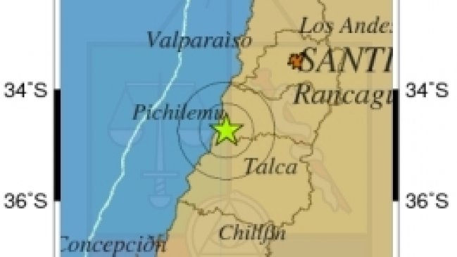 Sismo de menor intensidad afectó a la Región del Maule