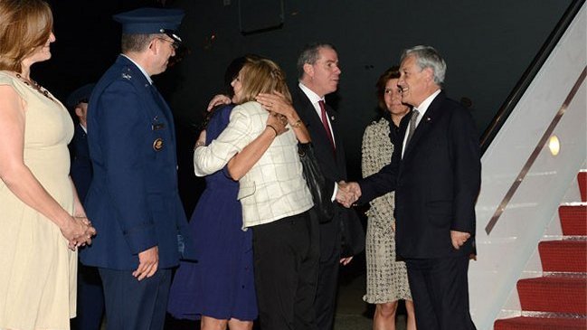Presidente Piñera ya está en Washington para visita oficial a EE.UU.