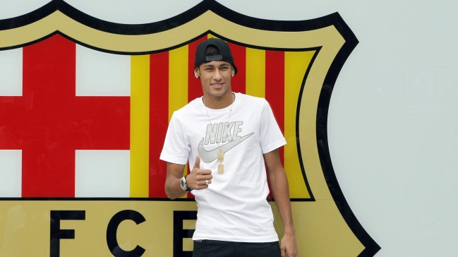 La presentación de Neymar en FC Barcelona