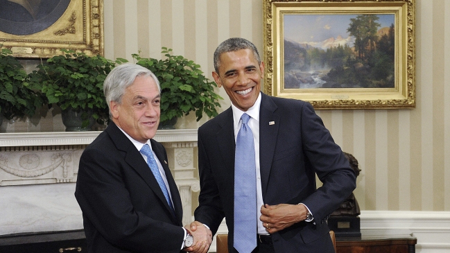 Piñera dijo a Obama que Chile quiere importar gas natural de EE.UU.