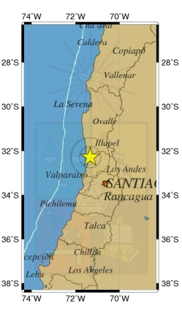 Temblor afectó a tres regiones de la zona central