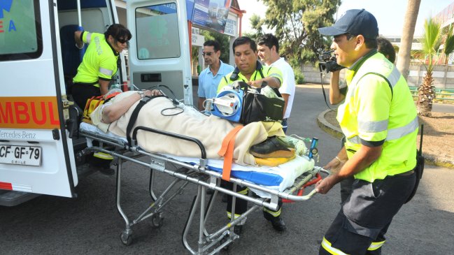 El volcamiento de un bus en La Ligua