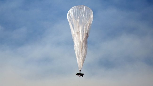 Google lanzó globos con internet a la estratósfera