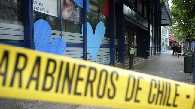 Sujetos robaron cajero automático en Providencia tras hacerlo explotar