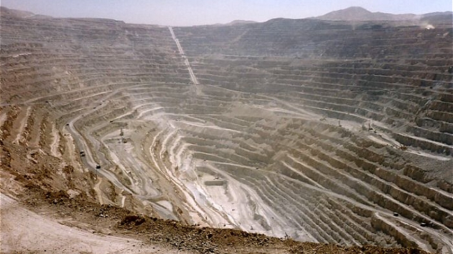 Producción de cobre aumentó un 164 por ciento en 20 años