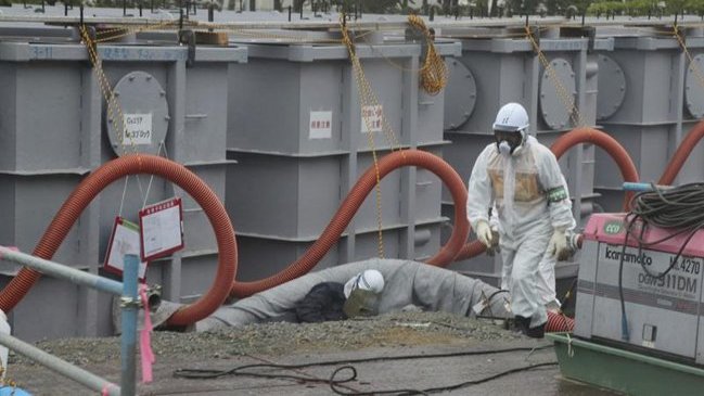 Tepco detectó fuga radiactiva en un tanque de Fukushima