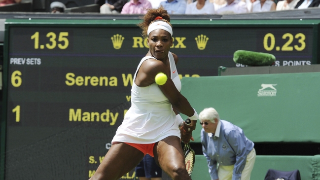 La campeona Serena Williams ya está en segunda ronda de Wimbledon