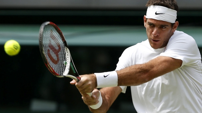 Del Potro avanzó con claro triunfo a la tercera ronda de Wimbledon