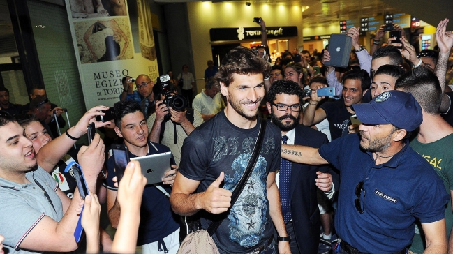 Fernando Llorente llegó a Italia para unirse a Juventus