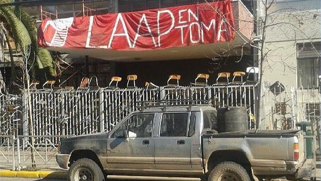 Liceo Alessandri nuevamente está en toma