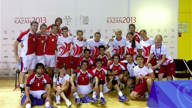 Selección masculina de voleibol venció a Canadá en los Juegos Olímpicos Universitarios