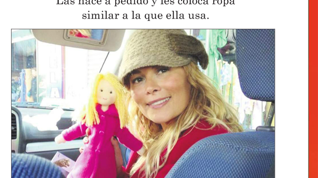 Cathy Barriga lanzó su propia muñeca de trapo