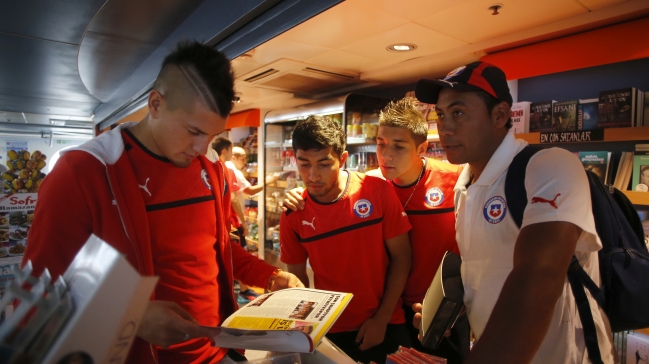 La sub 20 arribó a Chile tras viaje desde Turquía