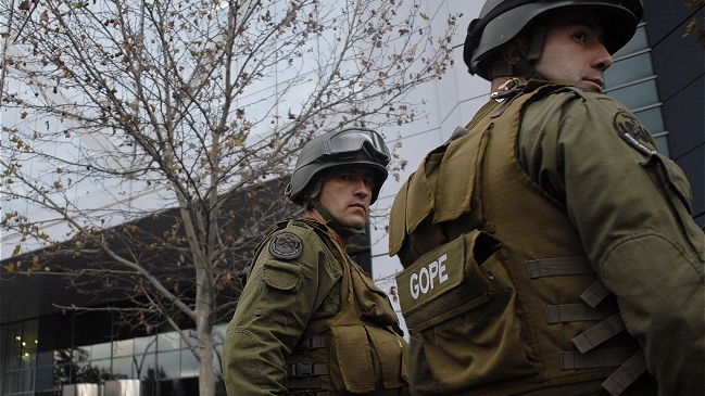 Artefacto sospechoso movilizó al GOPE a Providencia