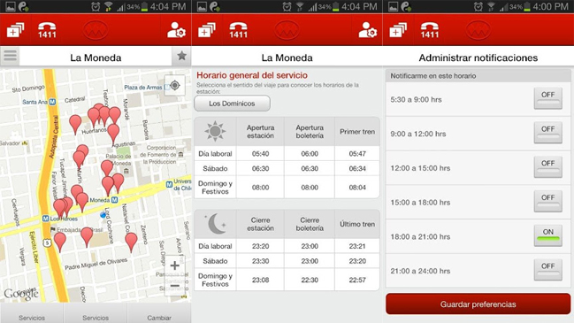 Metro lanzó aplicación para planificar viajes