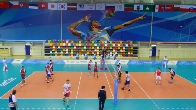 Chile venció a Tailandia en el voleibol masculino de los JJ.OO. Universitarios